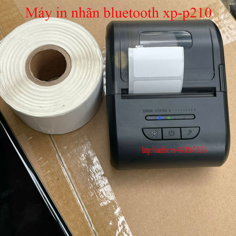 Máy in nhãn bluetooth xp-p210