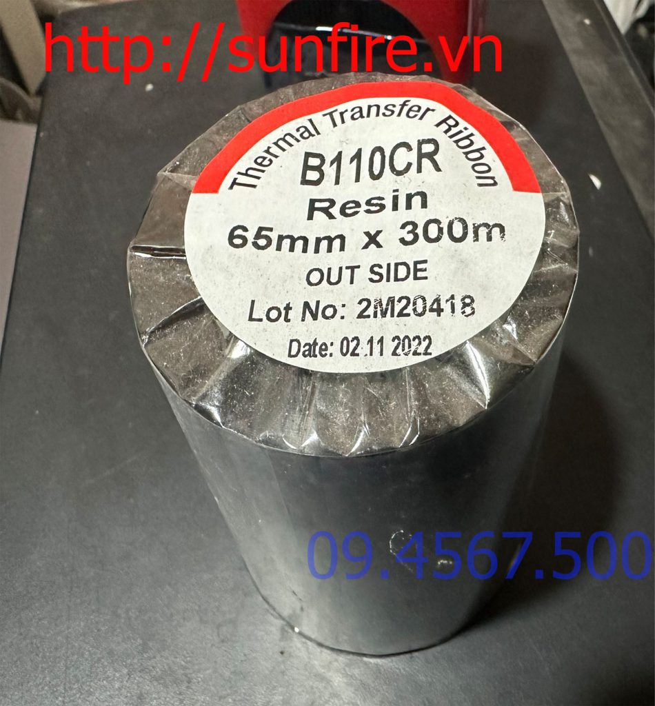 Mực resin B110CR 65x300m